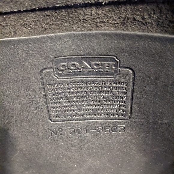 Vintage Coach NYC Musette Bag №9625 in Black - Picture 5 of 5